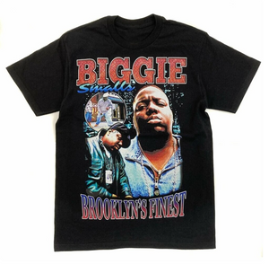 Notorious B.I.G ''Brooklyns Finest'' Vintage Look T-Shirt