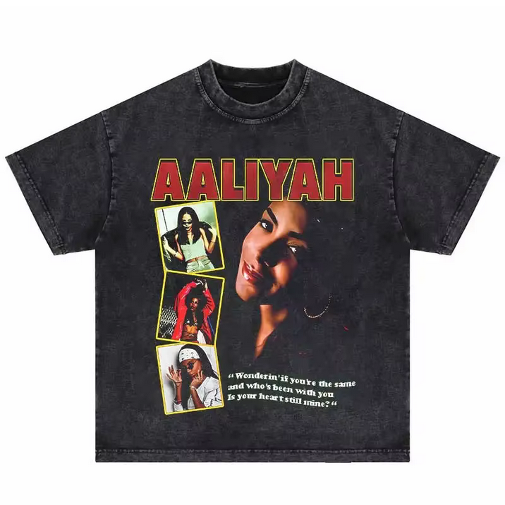 Aaliyah Vintage Look T-Shirt
