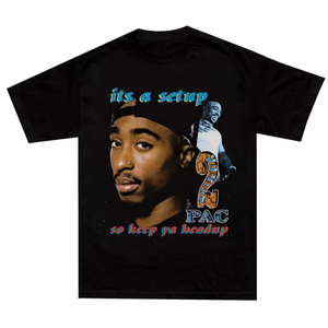 Tupac ''Keep Ya Head Up'' Vintage Look T-Shirt