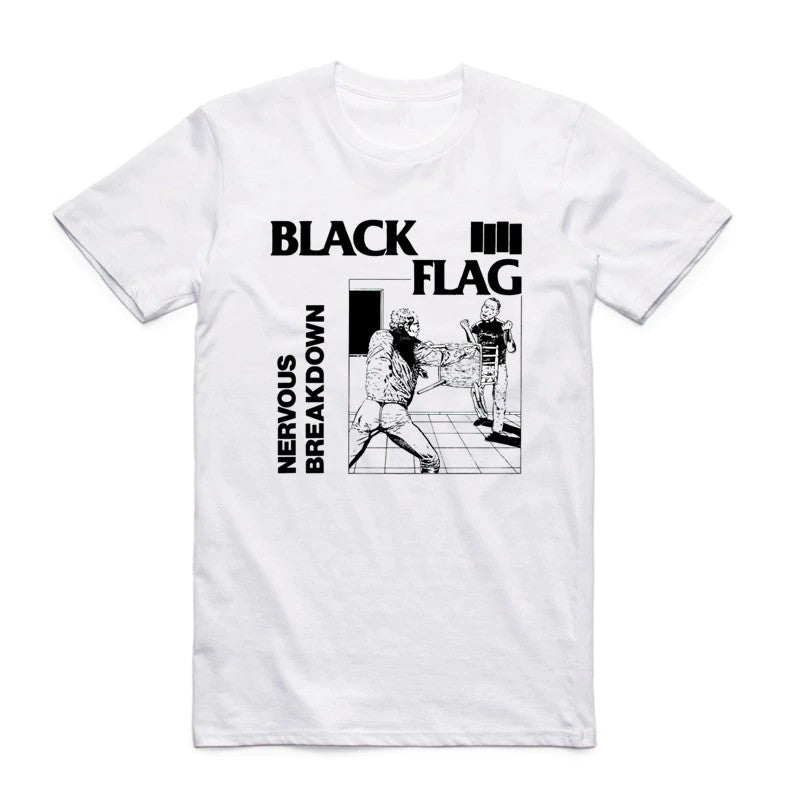 Black Flag ''Nervous Breakdown'' Vintage Look T-Shirt - Vintage Rap Wear