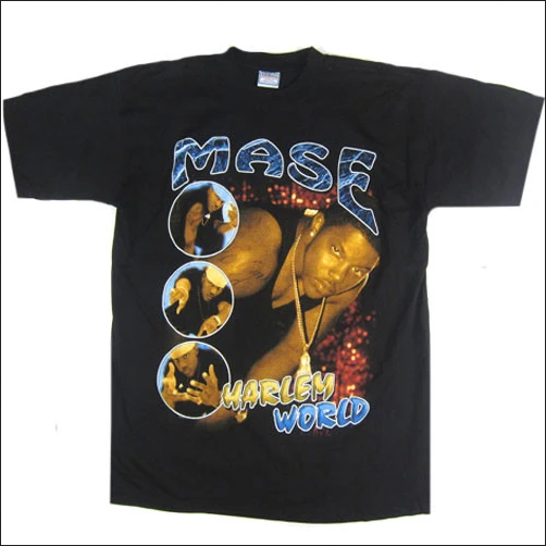 MA$E ''Harlem World'' Vintage Look T-Shirt - Vintage Rap Wear