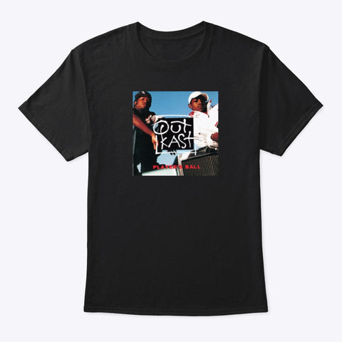 OutKast Players Ball T-Shirt Black - Vintage Rap Wear