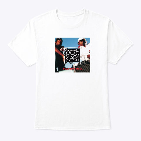 OutKast Players Ball T-Shirt White - Vintage Rap Wear