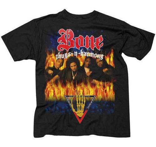 Bone Thugs N Harmony Vintage T-Shirt Black - Vintage Rap Wear