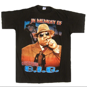 Notorious B.I.G Vintage T-Shirt Biggie Smalls - Vintage Rap Wear
