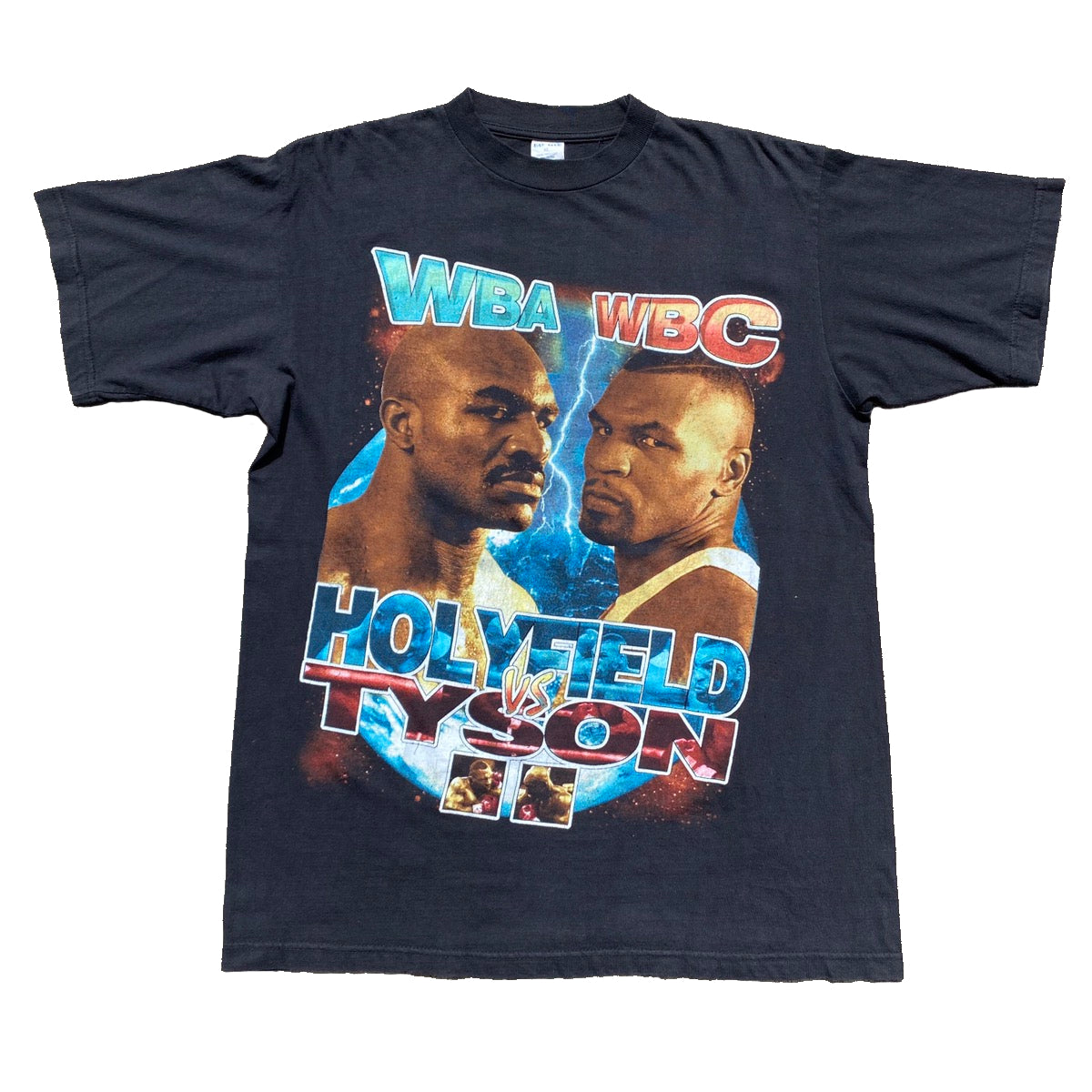 Mike Tyson VS Evander Holyfield Vintage Look T-Shirt – Vintage Rap