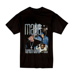 MA$E ''Harlem'' Vintage Look T-Shirt - Vintage Rap Wear