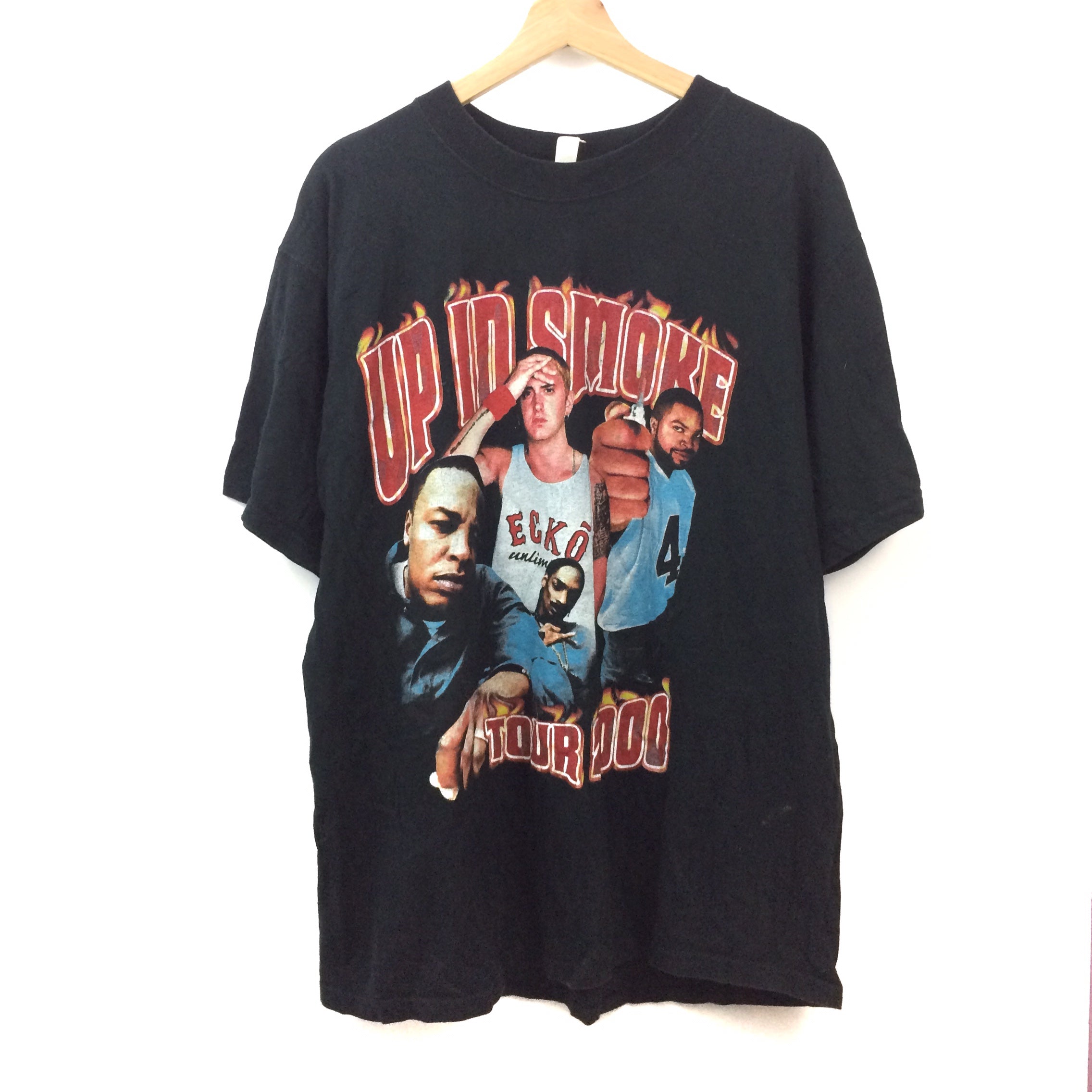 Up In Smoke Tour 2000 T-Shirt Black - Vintage Rap Wear