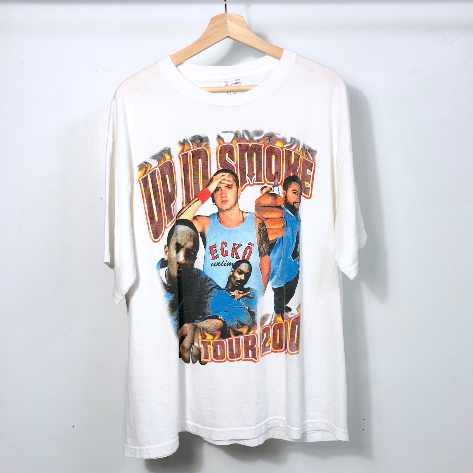 Up In Smoke Tour 2000 T-Shirt White - Vintage Rap Wear