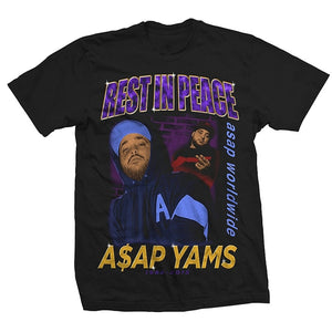 A$AP Yams R.I.P Vintage Look T-Shirt - Vintage Rap Wear