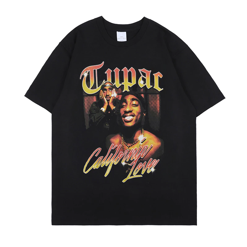 Tupac ''California Love'' Vintage Look T-Shirt