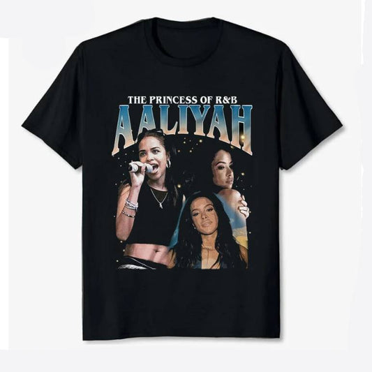 Aaliyah Vintage Style T-Shirt