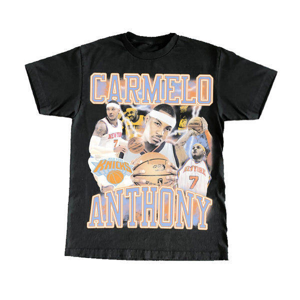 Carmelo Anthony Vintage Look T Shirt Vintage Rap Wear
