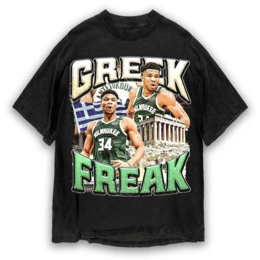 Giannis ''Greek Freak'' Vintage Look T-Shirt