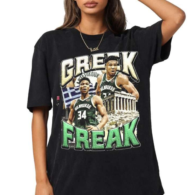 Giannis ''Greek Freak'' Vintage Look T-Shirt