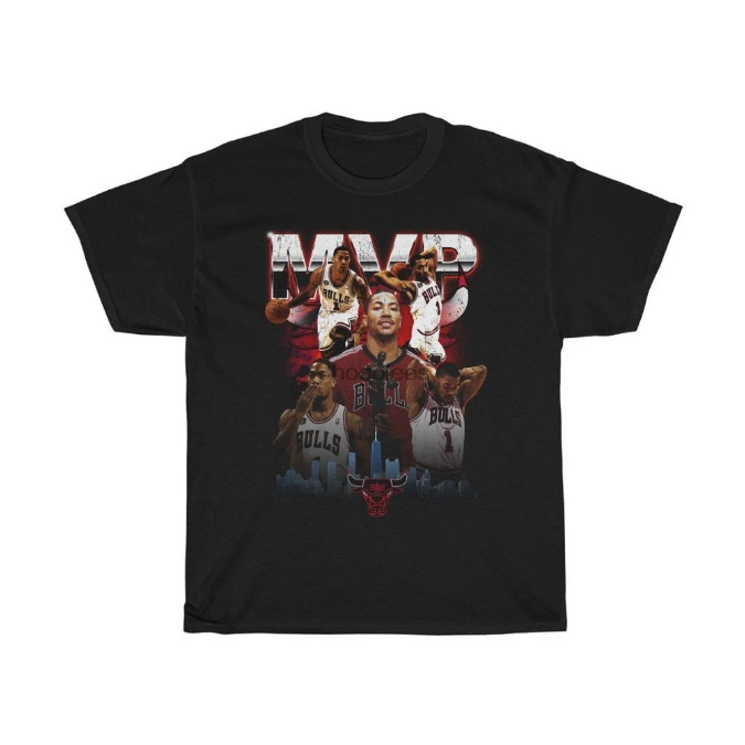 Derrick Rose ''MVP'' Vintage Look T-Shirt