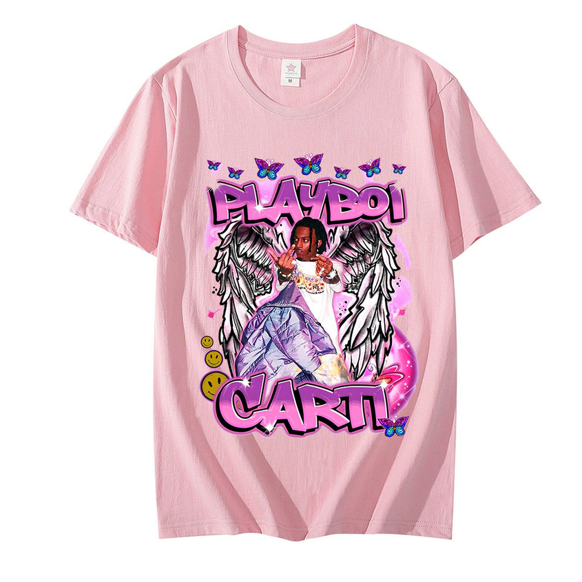 Playboi Carti Buttterfly Vintage Look T-Shirt