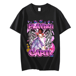 Playboi Carti Buttterfly Vintage Look T-Shirt