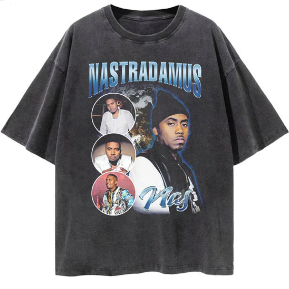 Nas ''Nastradamus'' Vintage Washed T-Shirt