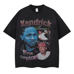 Kendrick Lamar ''The King'' Vintage Look T-Shirt
