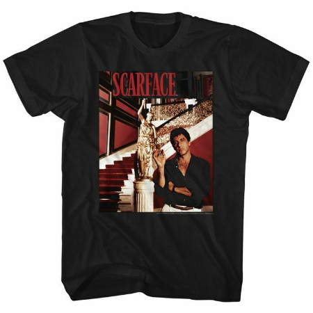 Scarface Tony Montana T Shirt Vintage Rap Wear