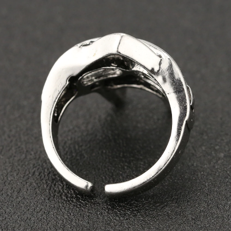 Silver Doom Ring - Vintage Rap Wear