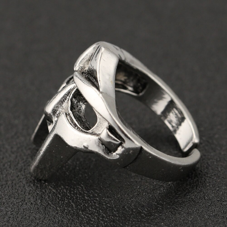 Silver Doom Ring - Vintage Rap Wear