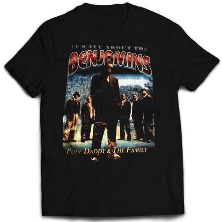 Puff Daddy ''All About The Benjamins'' Vintage T-Shirt - Vintage Rap Wear
