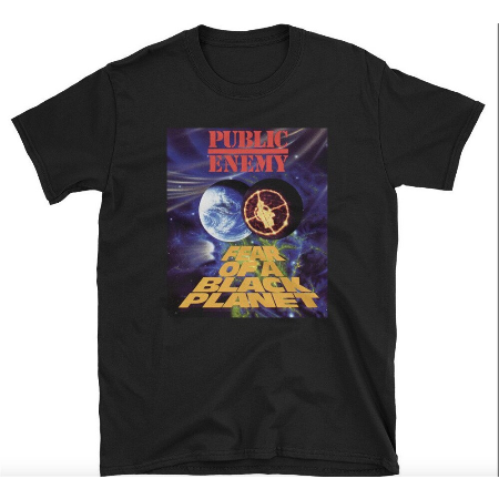 Public Enemy ''Fear Of A Black Planet'' Cover T-Shirt - Vintage Rap Wear