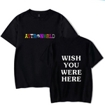 Travis Scott ''Wish You Were Here'' T-Shirt - Vintage Rap Wear