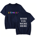 Travis Scott ''Wish You Were Here'' T-Shirt - Vintage Rap Wear