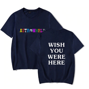 Travis Scott ''Wish You Were Here'' T-Shirt - Vintage Rap Wear