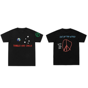 Travis Scott ''Thrills & Chills'' T-Shirt - Vintage Rap Wear