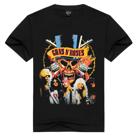 Guns'N'Roses Vintage Look Graphic Tee - Vintage Rap Wear