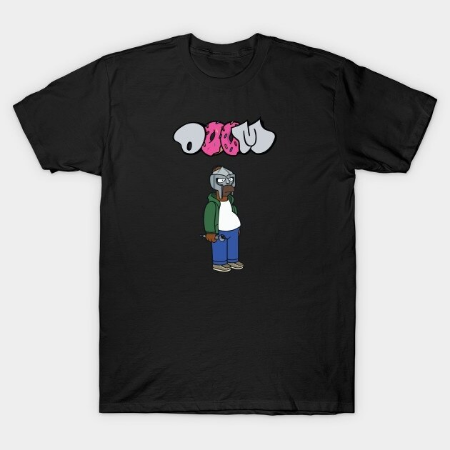 MF DOOM ''Homer'' T-Shirt Black - Vintage Rap Wear