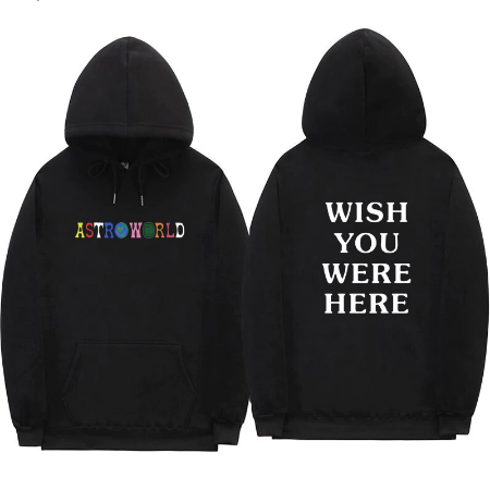 Travis Scott ''Astroworld'' Hoodie - Vintage Rap Wear