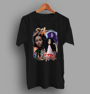 SZA ''CTRL'' Vintage Look T-Shirt