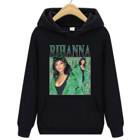 Rihanna Vintage Look Hoodie