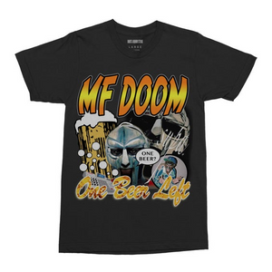 MF DOOM ''One Beer Left'' Vintage Look T-Shirt