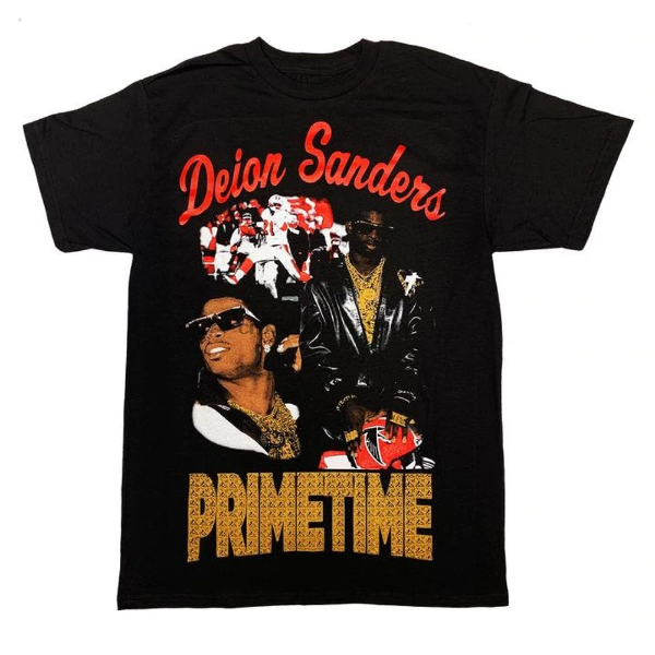 Deion Sanders ''Primetime'' Vintage Look T-Shirt