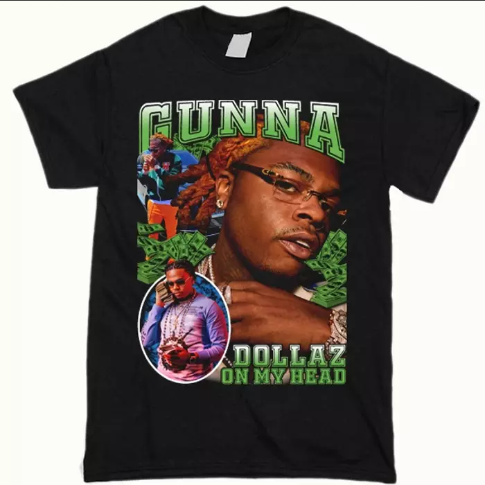 Gunna ''Dollaz On My Head'' Vintage Look T-Shirt