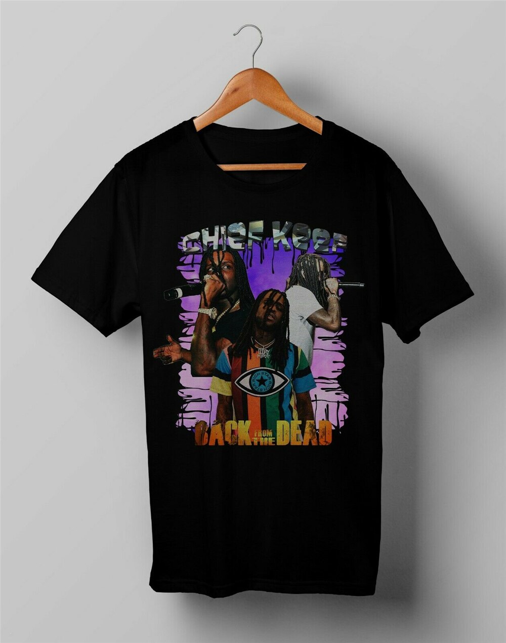 Chief Keef Back From The Dead Vintage Look Tee - Vintage Rap Wear