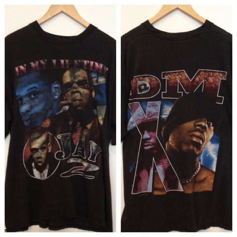 Jay Z & DMX In My Lifetime Vintage T-Shirt - Vintage Rap Wear