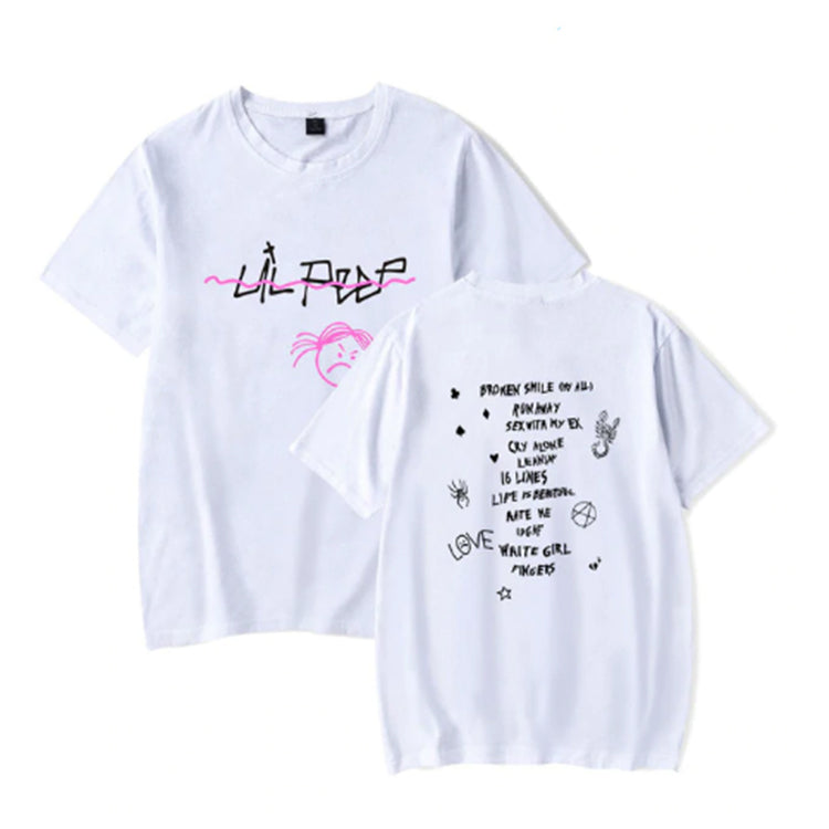 Lil Peep LOVE T-Shirt White - Vintage Rap Wear